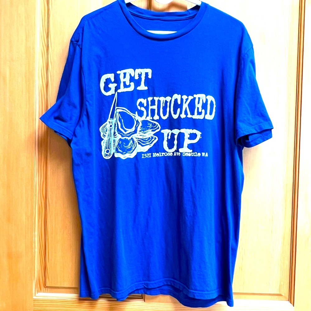 Seattle Shellfish Farm Get Shucked Up T Shirt